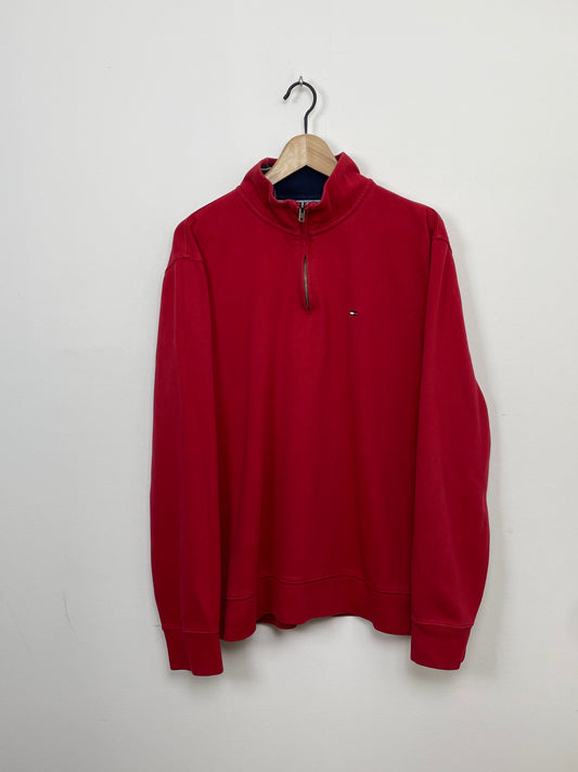 TOMMY HILFIGER HALF ZIP SWEATER VINTAGE (M)